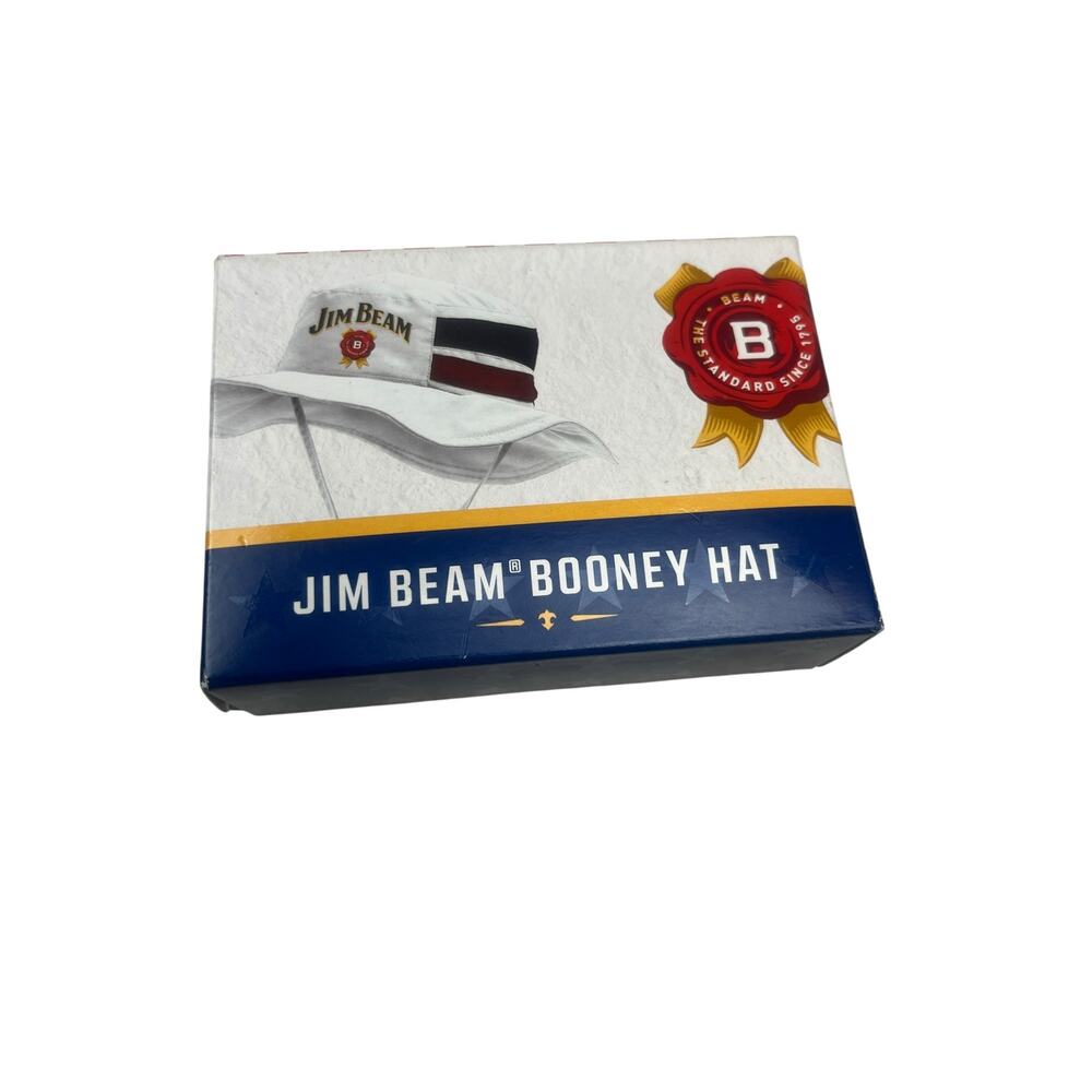 2022 Jim Beam Booney Bucket Hat White USA NEW IN BOX